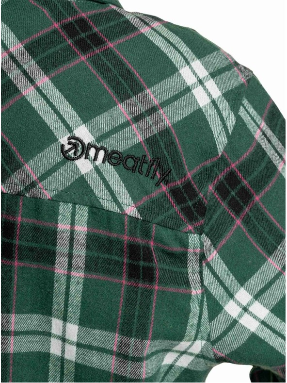 Meatfly Meatfly női ing Courtney Dark Green