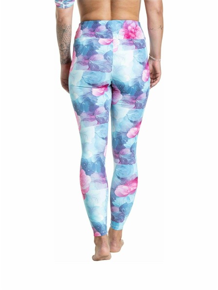 Meatfly Meatfly női termo leggings Jenna Pink Flowers