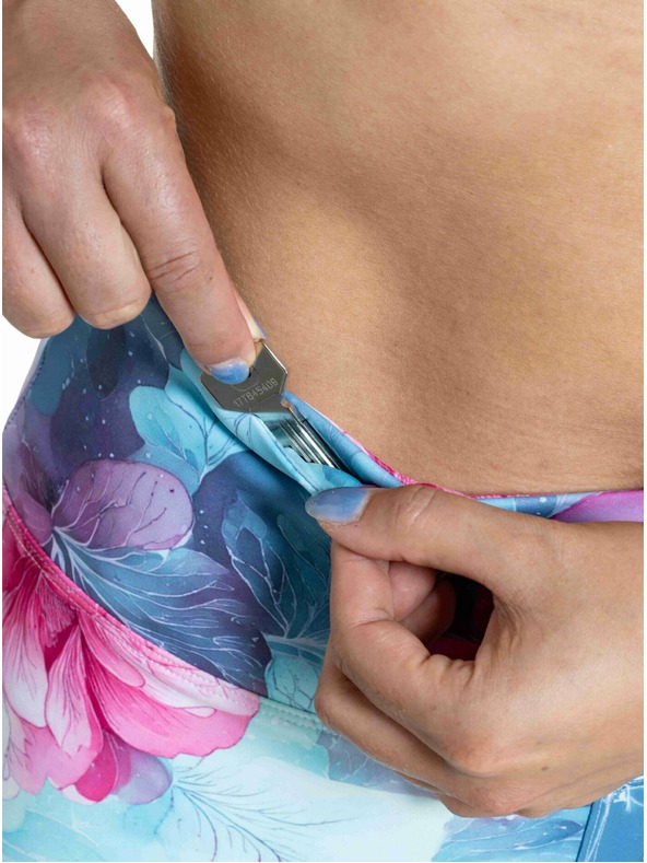 Meatfly Meatfly női termo leggings Jenna Pink Flowers