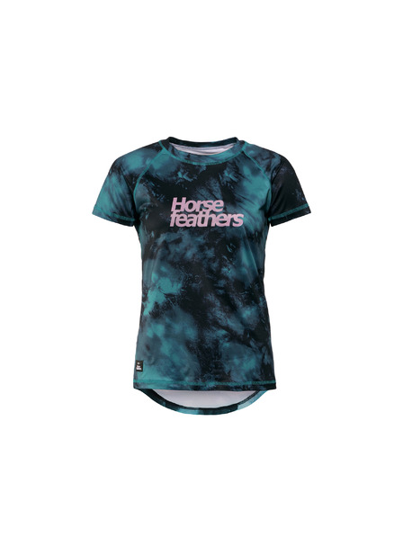 Horsefeathers Deco női kerékpáros mez - petrol camo