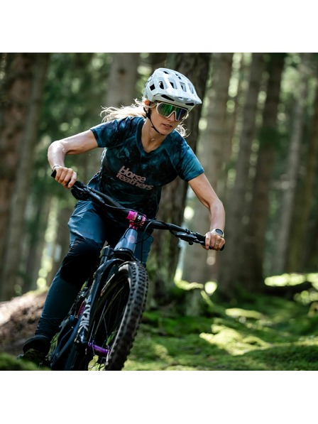 Horsefeathers Deco női kerékpáros mez - petrol camo