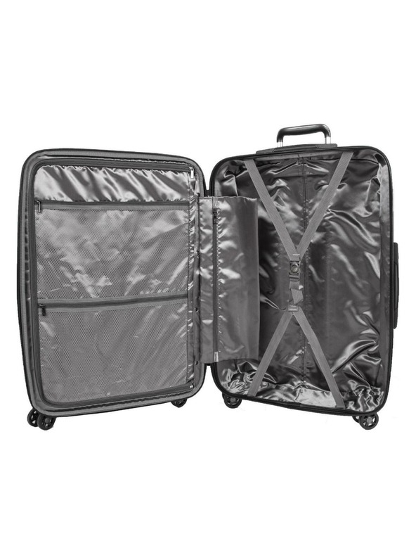 Heys Utazási bőrönd Heys Vantage Smart Luggage L Black