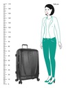 Heys Utazási bőrönd Heys Vantage Smart Luggage L Black
