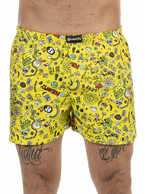 Meatfly Agostino Bő szárú boxeralsó 2 db