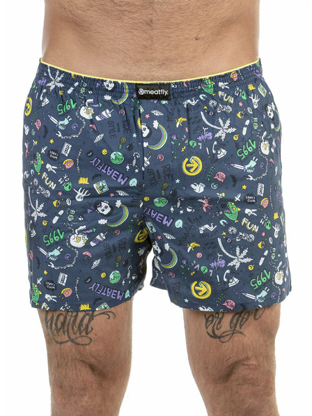 Meatfly Agostino Bő szárú boxeralsó 2 db