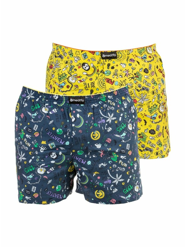 Meatfly Agostino Bő szárú boxeralsó 2 db