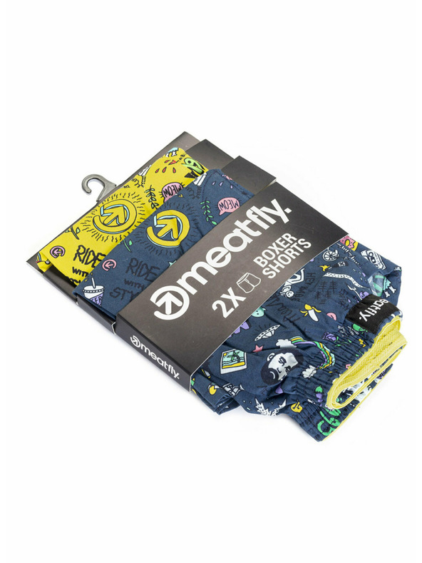 Meatfly Agostino Bő szárú boxeralsó 2 db