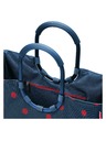 Reisenthel Sötétkék Női pöttyös táska Reisenthel Loopshopper L Keret Vegyes pöttyök