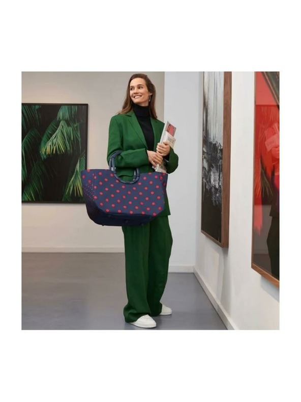 Reisenthel Sötétkék Női pöttyös táska Reisenthel Loopshopper L Keret Vegyes pöttyök