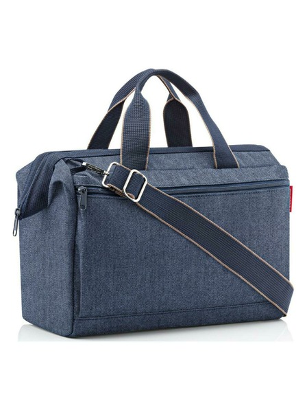 Reisenthel Reisenthel Allrounder S Pocket Herringbone sötétkék utazótáska Reisenthel Allrounder S Pocket Herringbone sötétkék