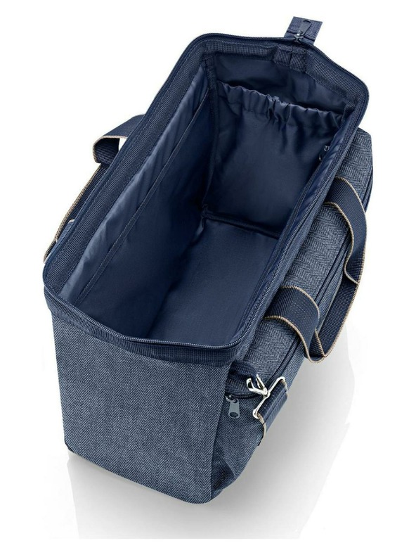 Reisenthel Reisenthel Allrounder S Pocket Herringbone sötétkék utazótáska Reisenthel Allrounder S Pocket Herringbone sötétkék