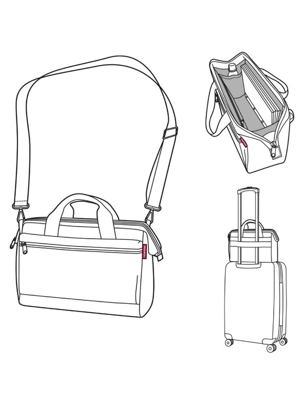 Reisenthel Reisenthel Allrounder S Pocket Herringbone sötétkék utazótáska Reisenthel Allrounder S Pocket Herringbone sötétkék