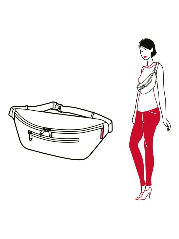 Reisenthel Piros és fekete női pöttyös pöttyös vesés Reisenthel övtáska M vegyes pöttyös