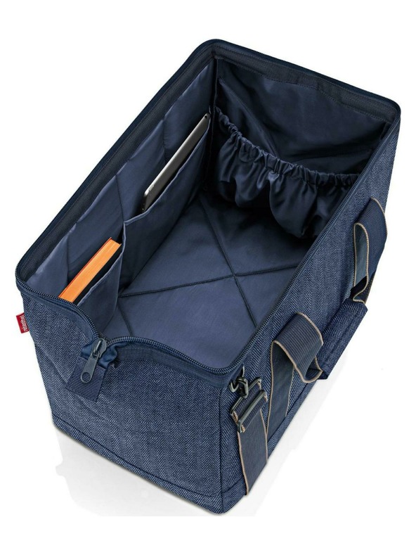 Reisenthel Sötétkék Reisenthel Allrounder L herringbone mintás utazótáska