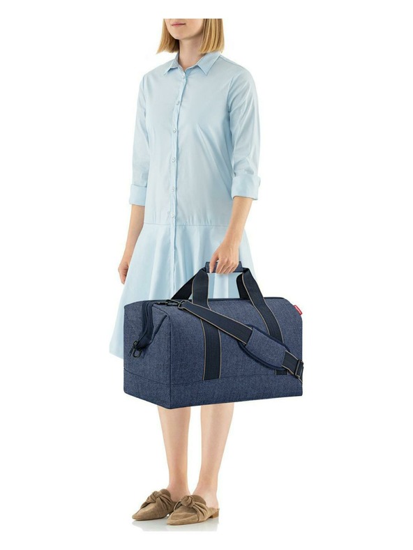 Reisenthel Sötétkék Reisenthel Allrounder L herringbone mintás utazótáska