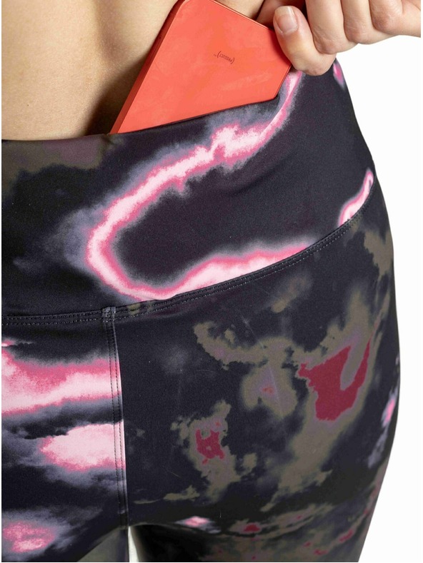 Meatfly Meatfly női leggings Arabel Storm Camo Pink | Fekete | Méret
