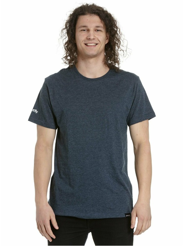 Meatfly Meatfly férfi póló csomag Basic Multipack Charcoal Heather/Olive/Navy Heather | Szürke | Méret