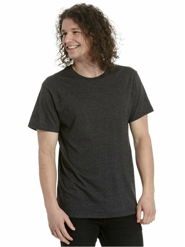 Meatfly Meatfly férfi póló csomag Basic Multipack Charcoal Heather/Olive/Navy Heather | Szürke | Méret