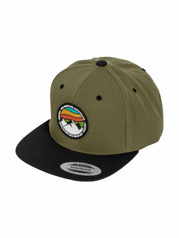 Meatfly Meatfly baseball sapka Flanker Snapback Red Mountain/Olive/Black