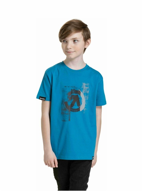 Meatfly Meatfly gyerek póló Artee Funky Blue | Kék | Méret 158 | 100% pamut