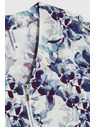 Moodo Sötétkék virágmintás viszkóz ing Moodo