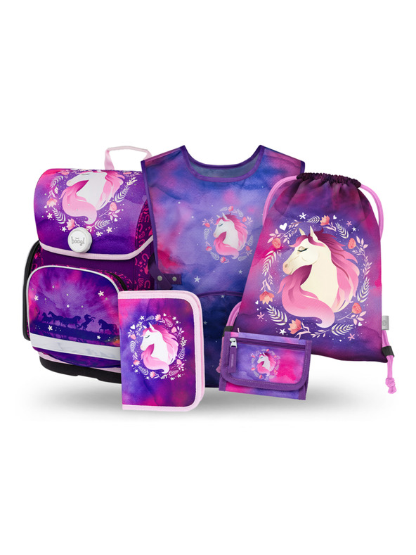 BAAGL  BAAGL SET 5 Ergo Ló: aktatáska, tolltartó, zsák, kötény, pénztárca