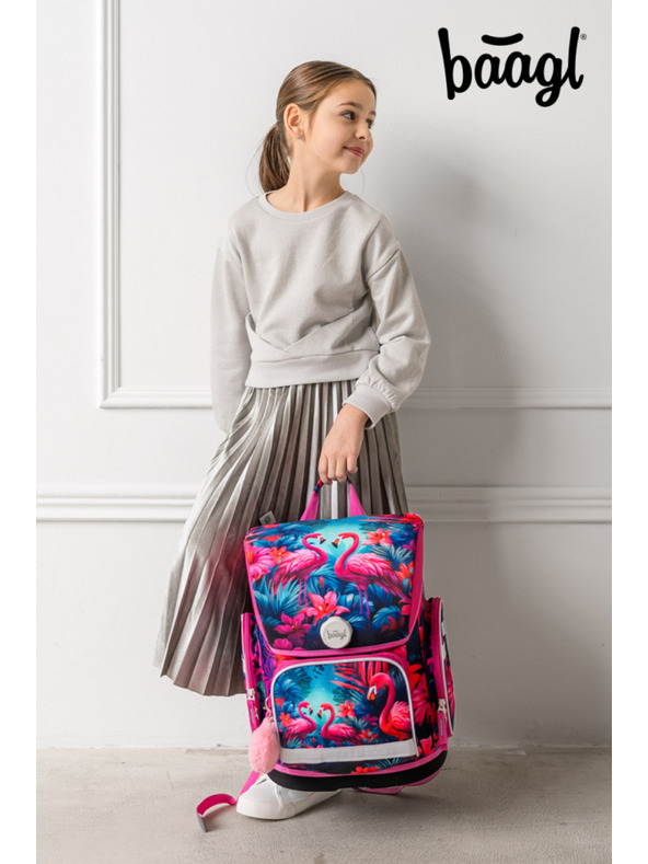 BAAGL  BAAGL SET 5 Ergo Flaminók: aktatáska, tolltartó, zsák, kötény, pénztárca