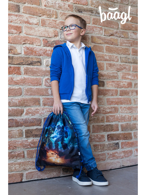 BAAGL  BAAGL SET 5 Ergo Robotok: aktatáska, tolltartó, zsák, kötény, pénztárca