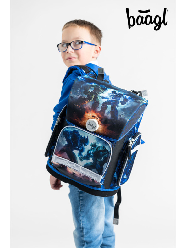 BAAGL  BAAGL SET 5 Ergo Robotok: aktatáska, tolltartó, zsák, kötény, pénztárca