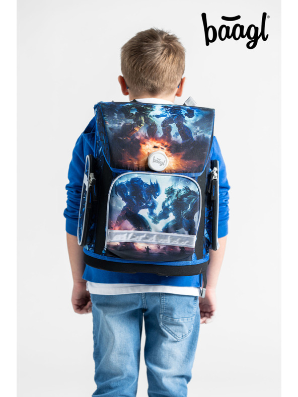 BAAGL  BAAGL SET 5 Ergo Robotok: aktatáska, tolltartó, zsák, kötény, pénztárca