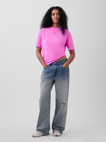 GAP Oversize póló VintageSoft logóval GAP