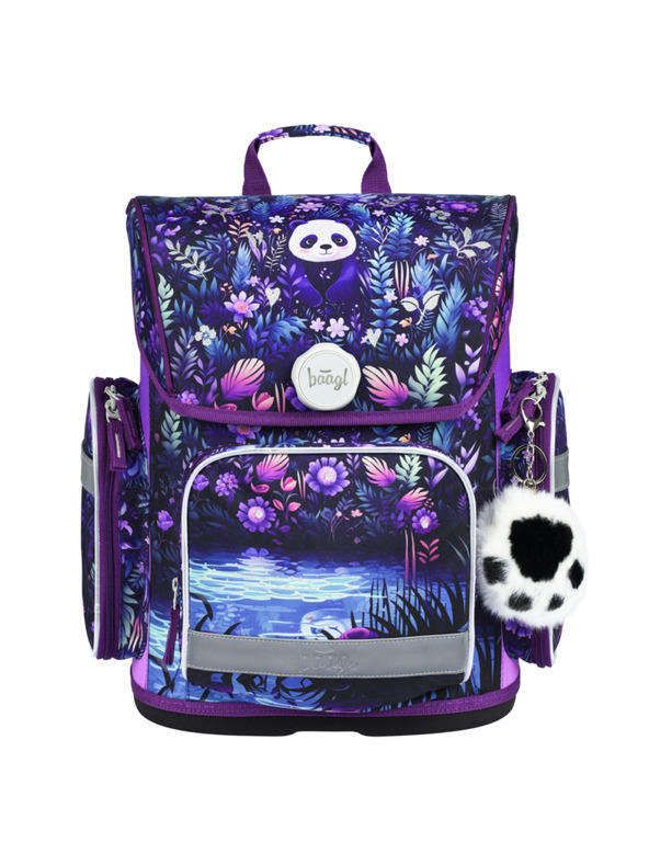 BAAGL  BAAGL SET 5 Ergo Jungle Panda: aktatáska, tolltartó, zsák, kötény, pénztárca