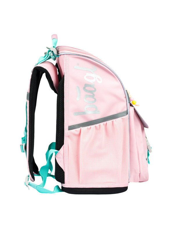 BAAGL  BAAGL SET 5 Zippy Duha rózsaszín: aktatáska, tolltartó, zsák, kötény, pénztárca