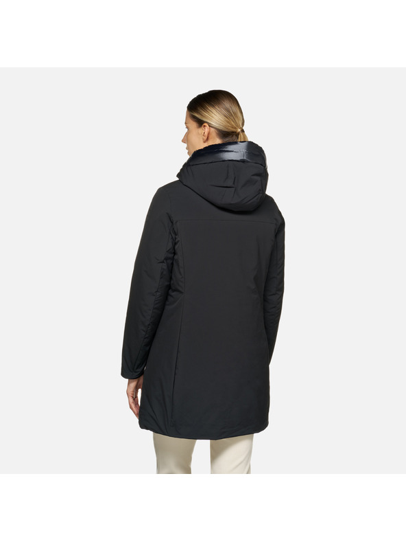 Geox Fekete női télikabát Geox Spherica