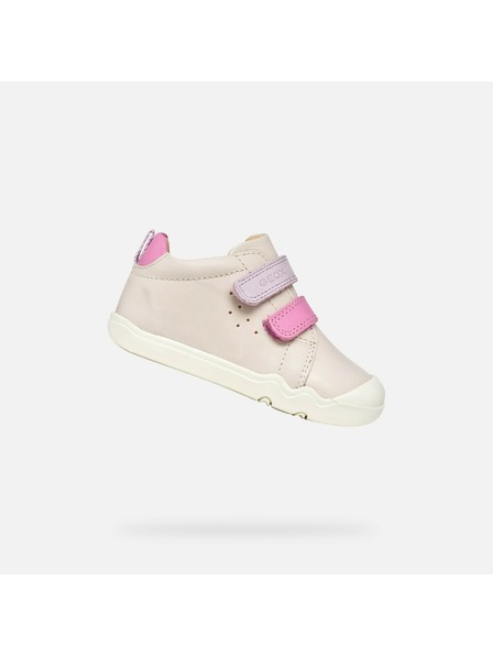 Geox Világos rózsaszín lány barefoot sportcipő Geox Steppieup