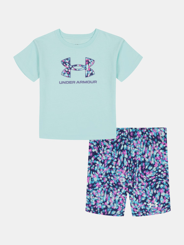 Under Armour Lány szett Under Armour UA PRINTED BIKE SHORT SET