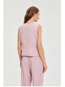 Moodo Mellény finom csíkozással rózsaszín Moodo