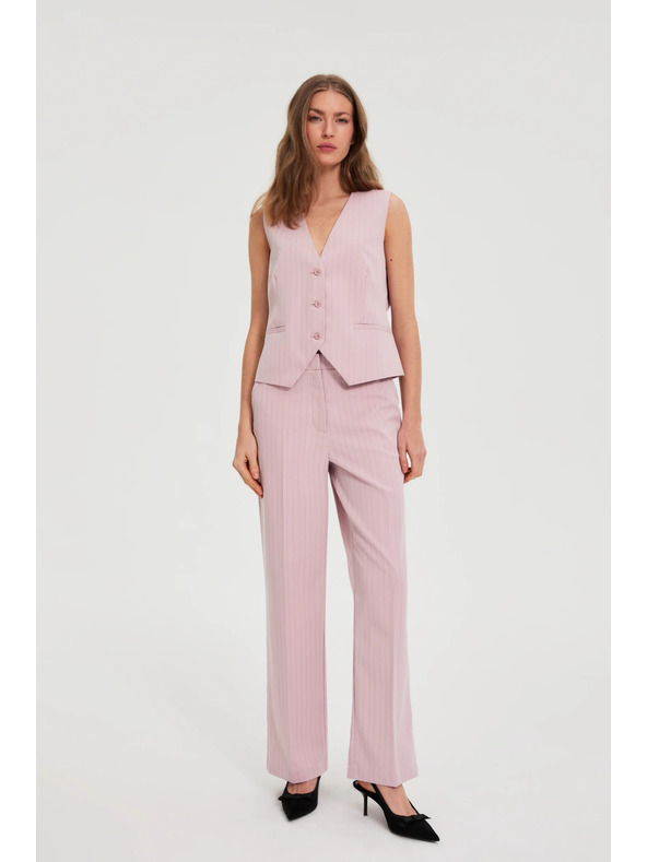 Moodo Mellény finom csíkozással rózsaszín Moodo