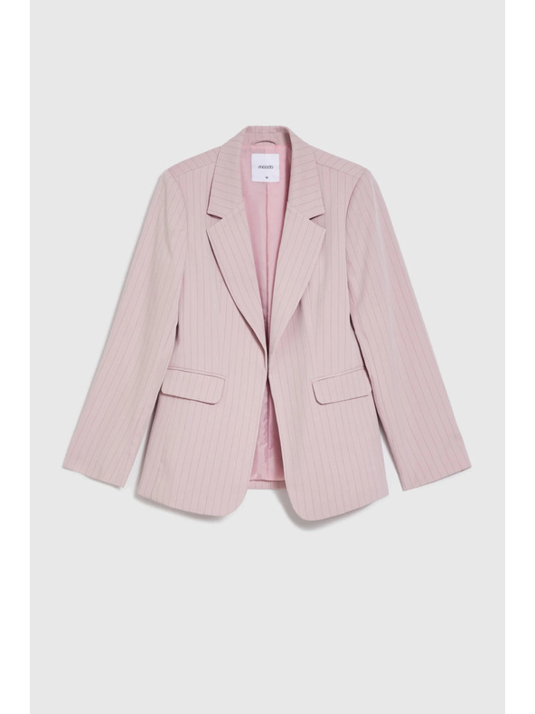 Moodo Blazer csíkozással rózsaszín Moodo