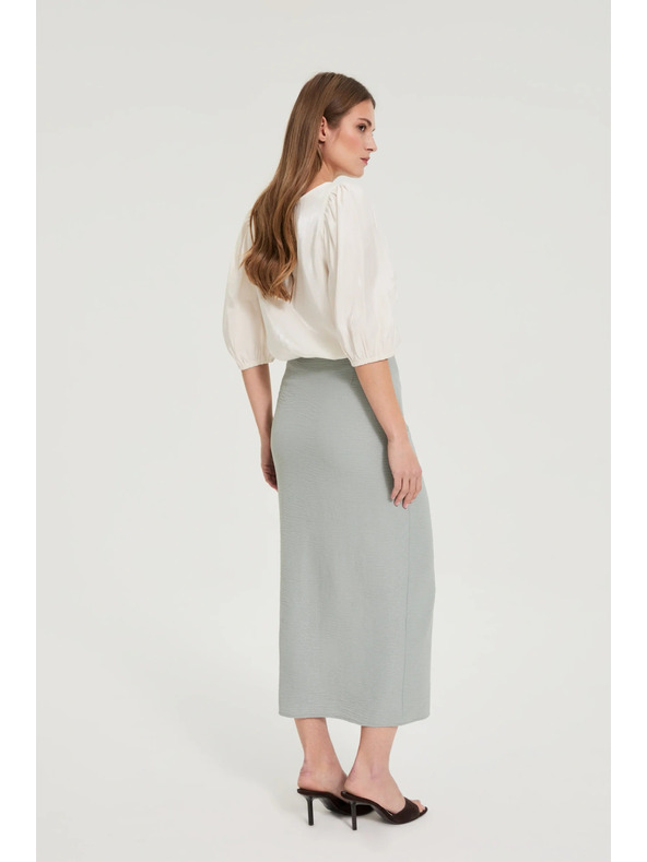Moodo Szoknya hasítékkal olíva Moodo