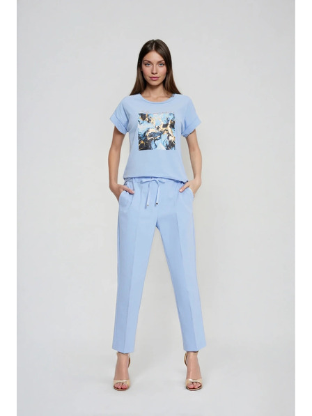 Moodo Nadrág kantáros szegéllyel kék Moodo