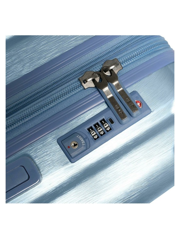 Heys Utazási bőrönd Heys Alumix M Midnight Green