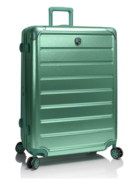 Heys Utazási bőrönd Heys Alumix L Midnight Green