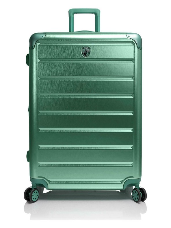 Heys Utazási bőrönd Heys Alumix L Midnight Green