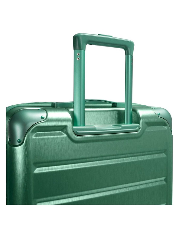 Heys Utazási bőrönd Heys Alumix L Midnight Green