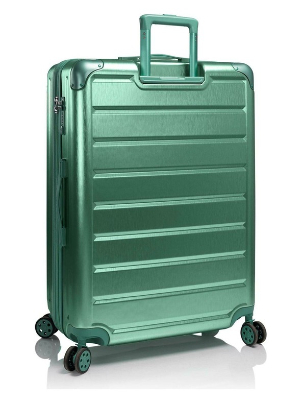 Heys Utazási bőrönd Heys Alumix L Midnight Green