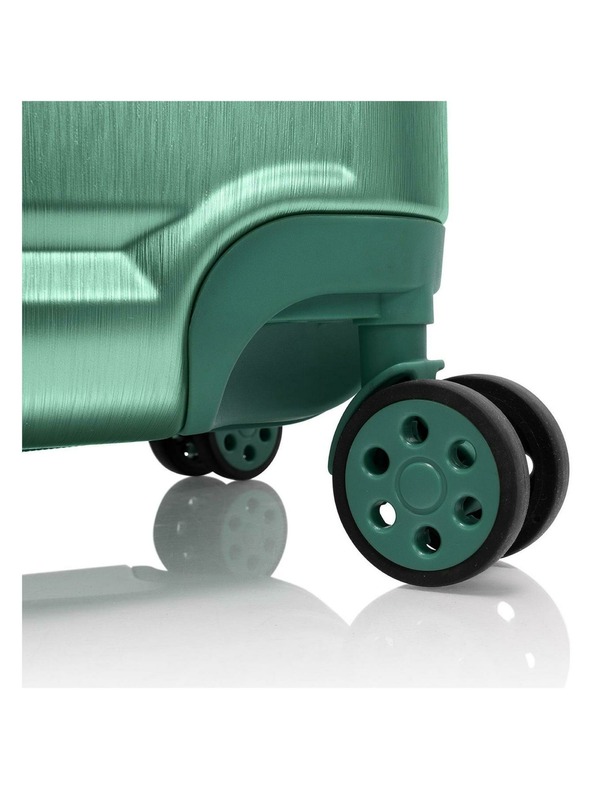 Heys Utazási bőrönd Heys Alumix L Midnight Green