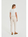 Moodo Bézs pliszírozott nadrág Moodo