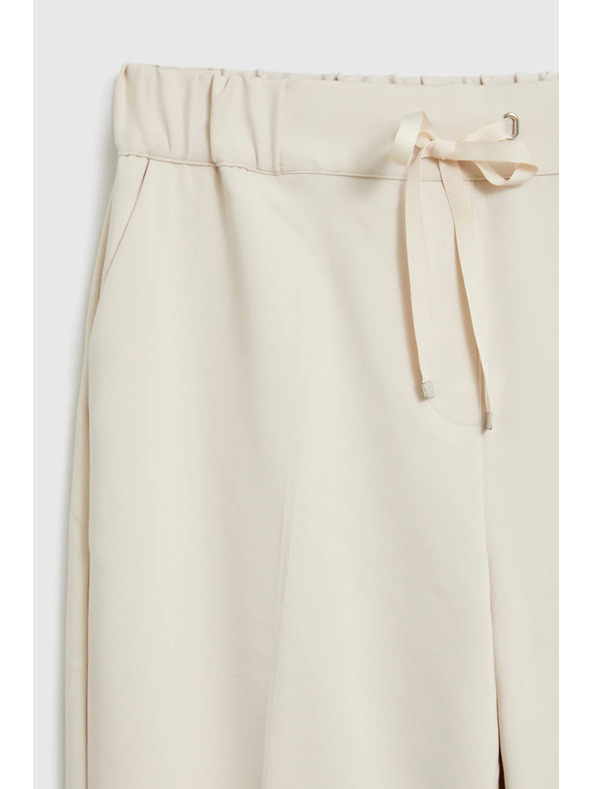 Moodo Bézs pliszírozott nadrág Moodo