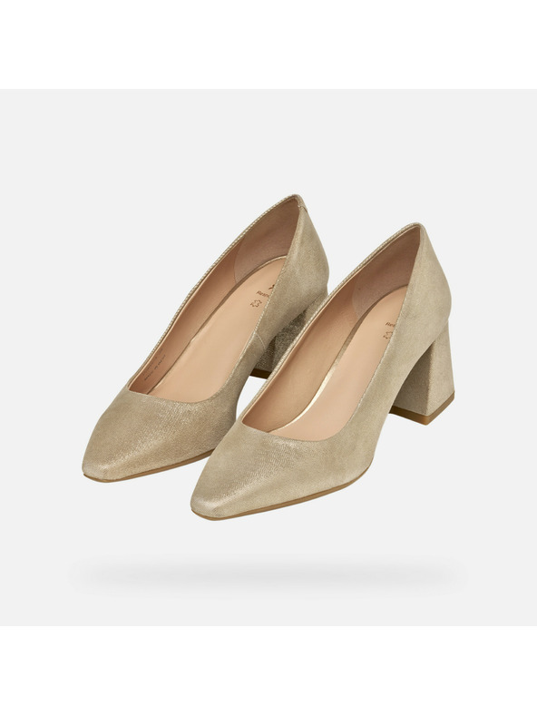 Geox Krémszínű Geox Giselda női magassarkú